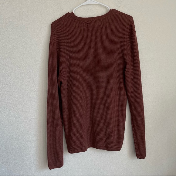 Outerknown Zephyr Waffle Pattern Pullover Sweater - Picture 5 of 6